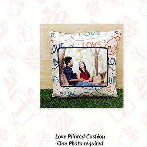 Love Printed Cushion 